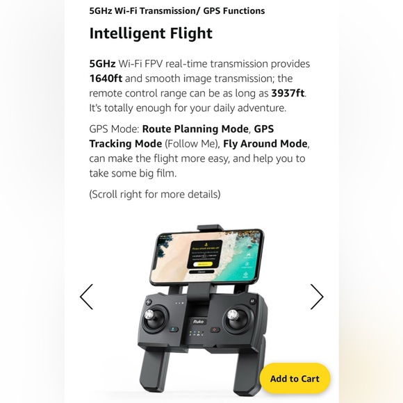 Ruko Eye in the Sky F11 Pro Drone 4K UHD camera FAA compliant - Picture 11 of 12